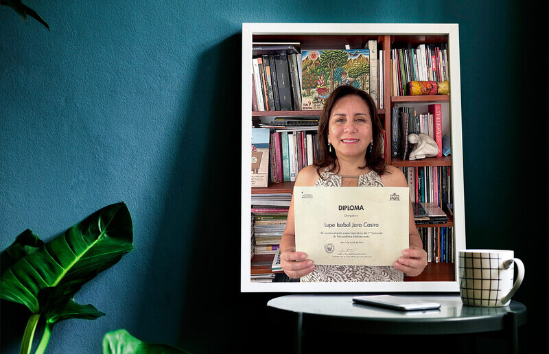 LUPE JARA, CONQUISTA BIBLIOTECUENTO